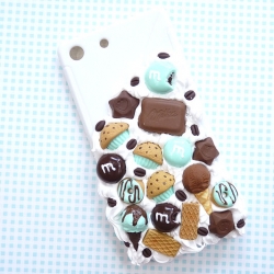 Obudowa na telefon z lodem i czekoladą