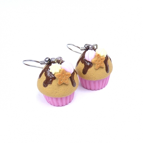 Kolczyki muffinki