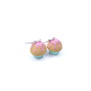 Kolczyki muffinki z polewą