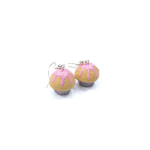 Kolczyki muffinki z polewą