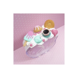 Budzik z kawą i muffinką