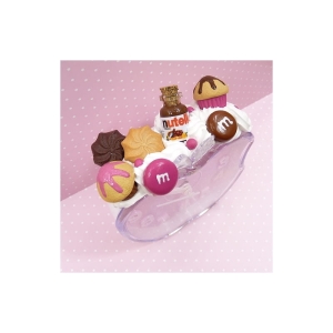 Budzik z kremem czekoladowym i muffinkami