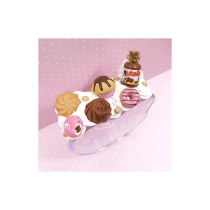 Budzik z kremem czekoladowym i pralinką