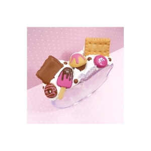 Budzik z herbatnikiem i lodem