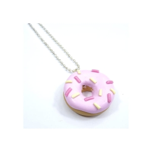 Naszyjnik donut z polewą