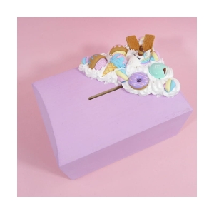 Skarbonka różowa z jednorożcem