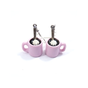 Kolczyki kubki kawy