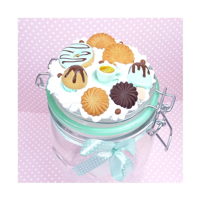 Słoik do przechowywania - mięta