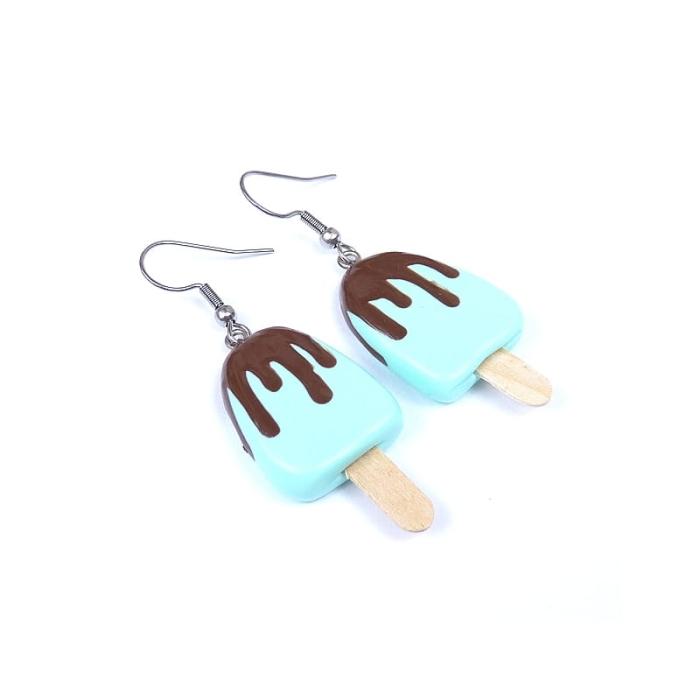 Kolczyki lody na patyku