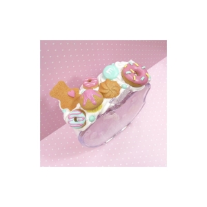 Budzik z donutem i słodyczami