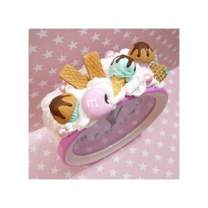 Budzik z muffinkami i lodem