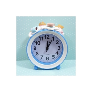 Budzik z herbatą i misiem