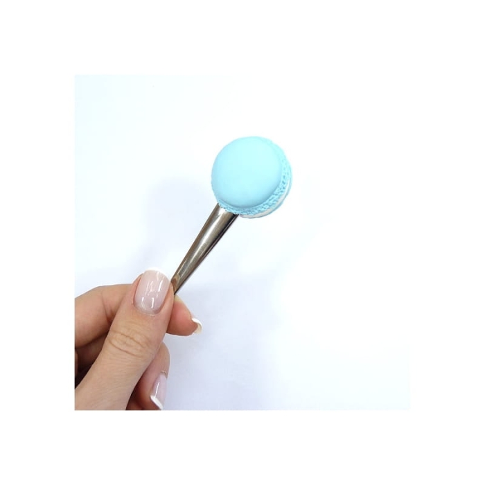 Łyżeczka z makaronikiem niebieskim