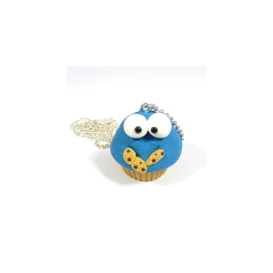 Naszyjnik babeczka Cookie Monster