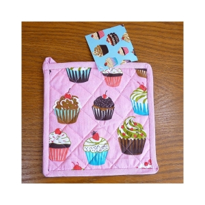 Łapka kuchenna różowa