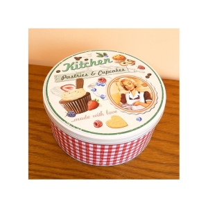 Puszka Pin-Up cupcake czerwona