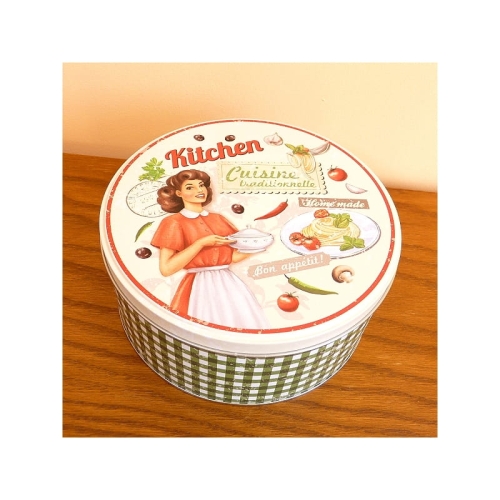 Puszka Pin-Up cupcake zielona