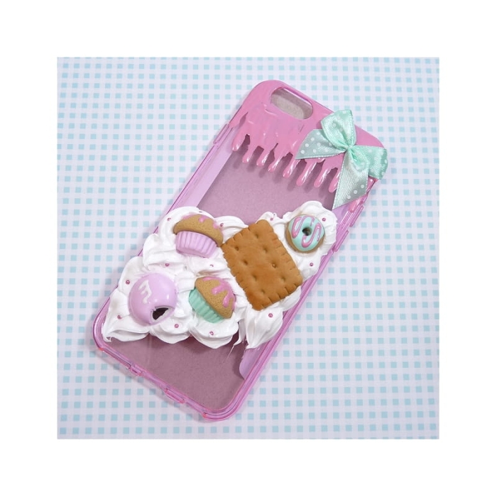 Obudowa na telefon z pastelowymi słodyczami